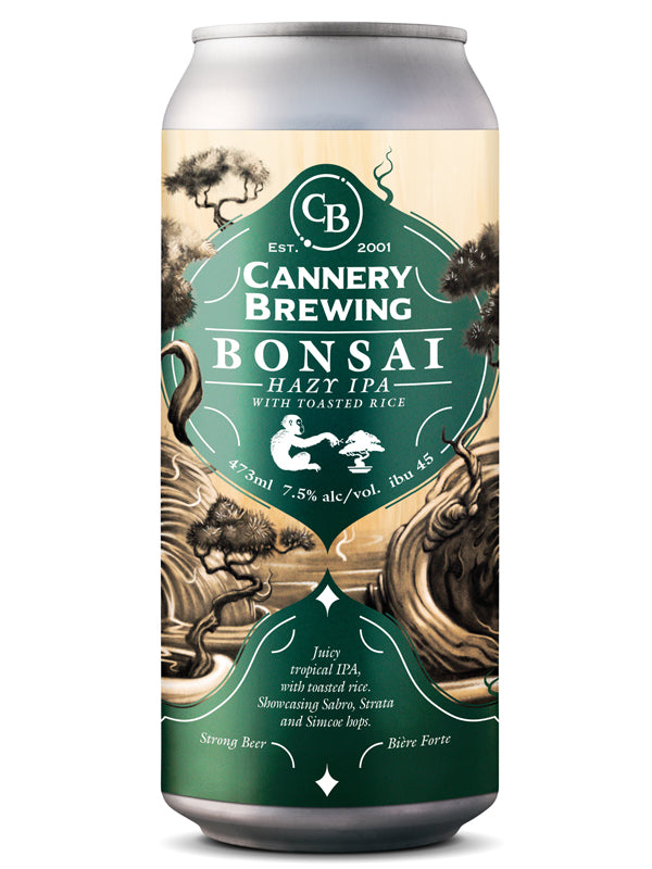 Bonsai Hazy IPA w/ Toasted Rice (473ml cans)