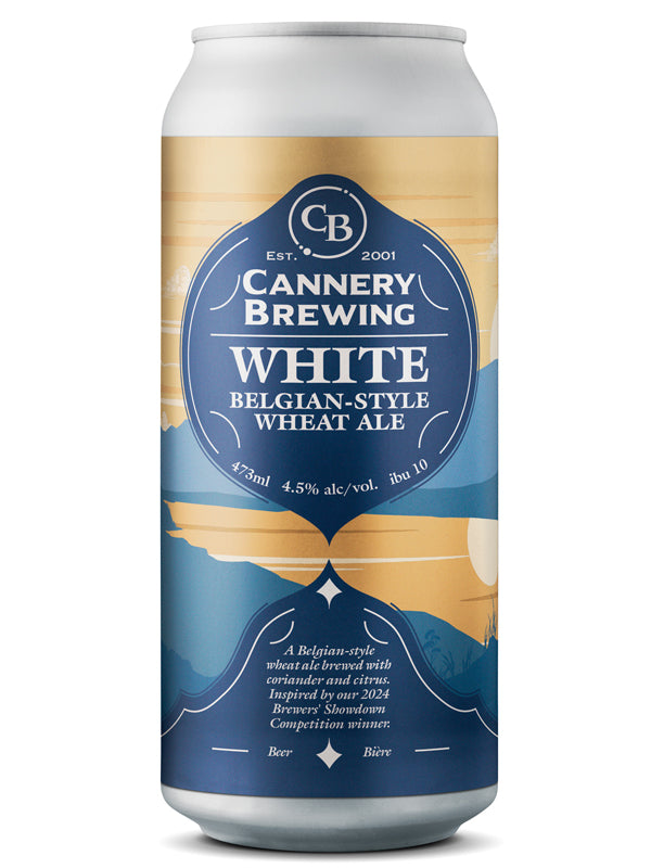 Cannery White Belgian-Style Wheat Ale 4 pack (473ml cans)