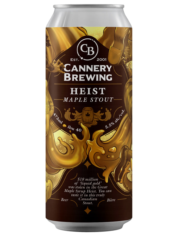 Heist Maple Stout 4 pack (473ml cans)