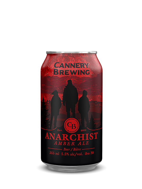 Anarchist Amber Ale 6 pack (355ml cans)