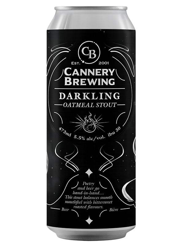 Darkling Oatmeal Stout 4 pack (473ml cans)